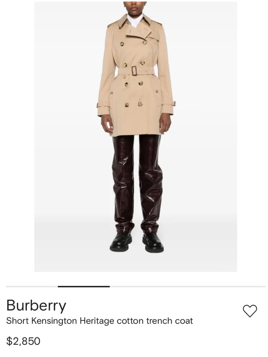 Burberry Jackets & Blazers - Burberry Beige Short Kensington Double-Breasted Trench Coat